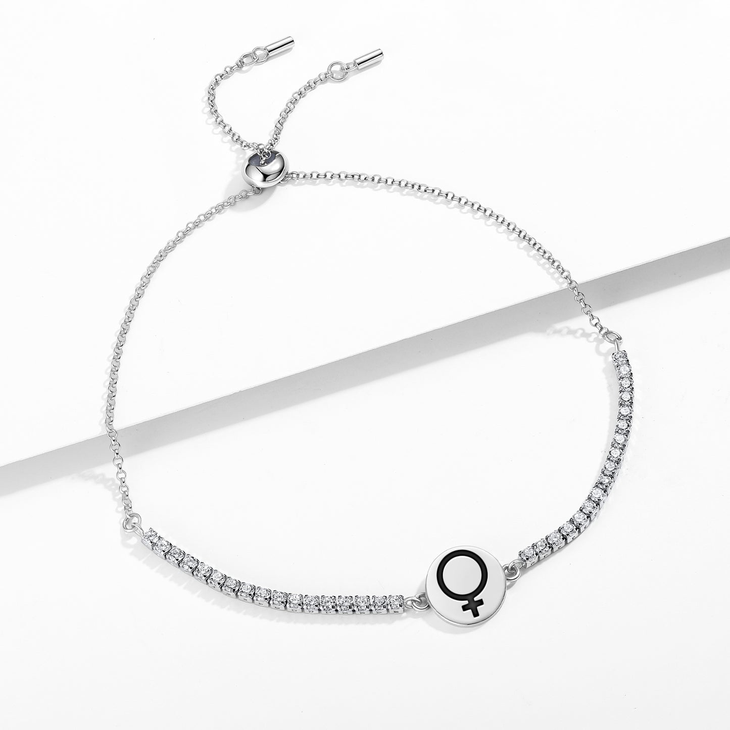 Venus Astrology Symbols Adjustable Bracelet