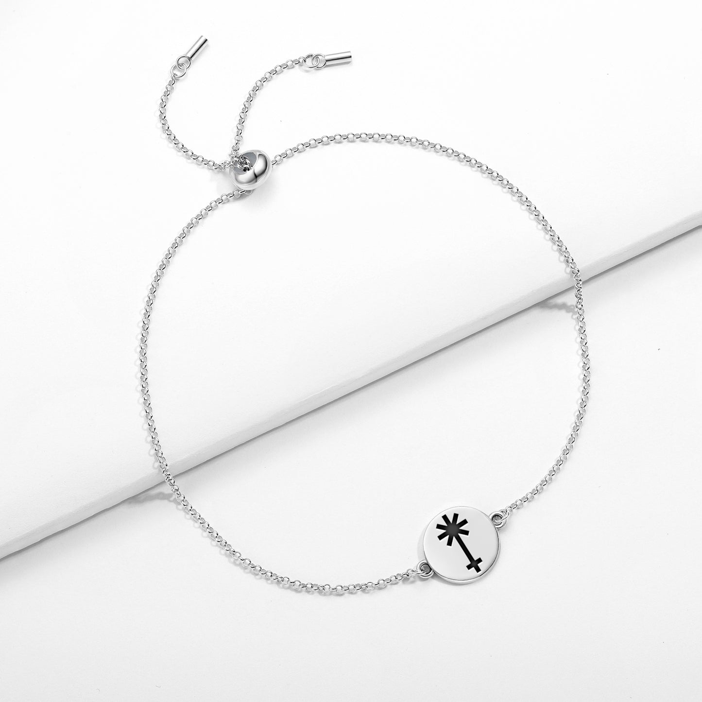 Juno Astrology Symbols Adjustable Bracelet