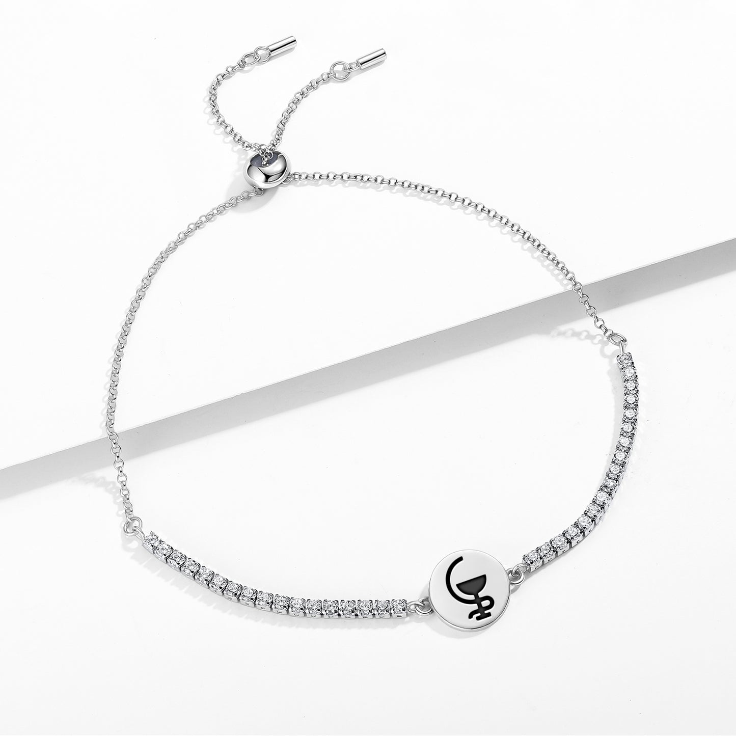 Hygeia Greek Mythology Symbols Adjustable Bracelet