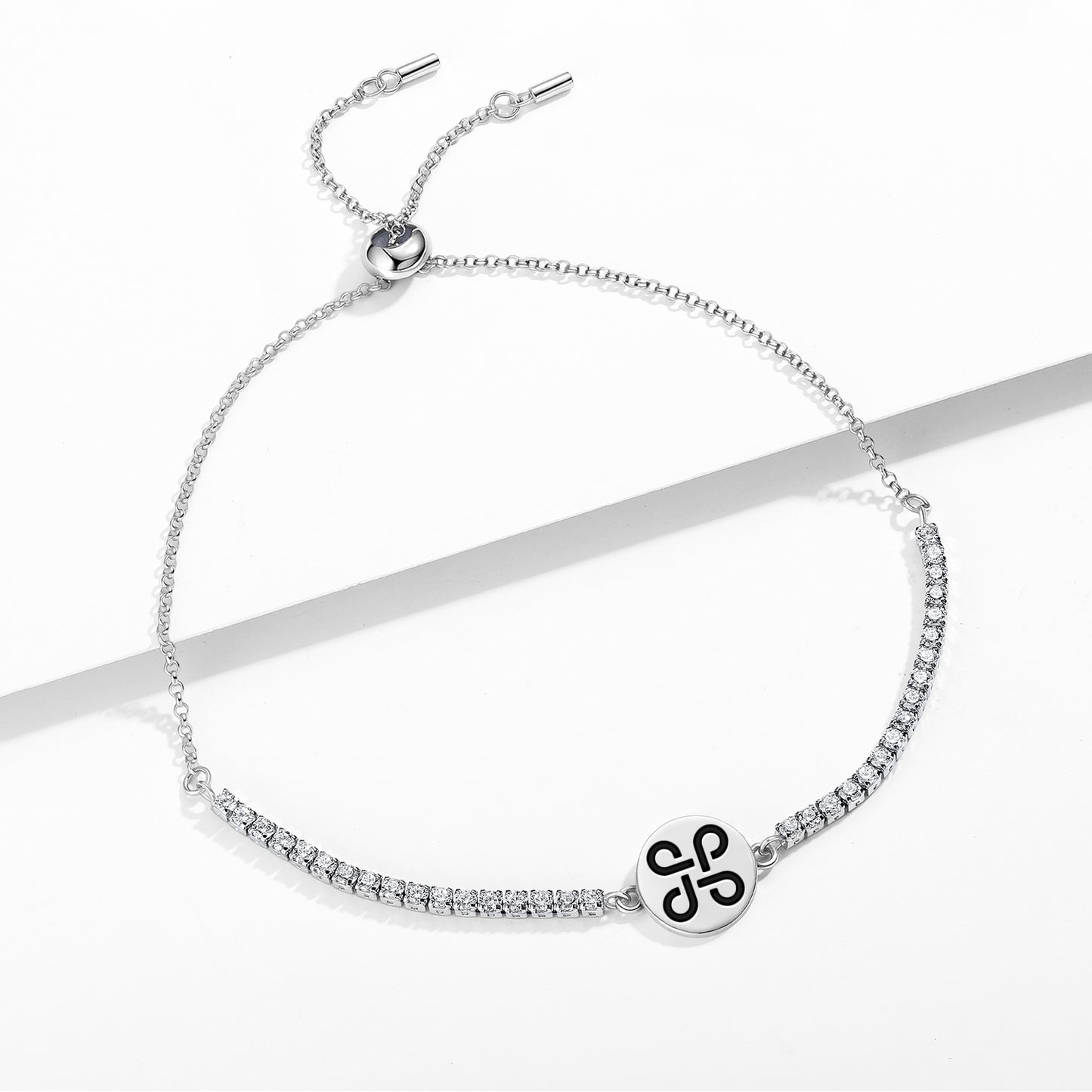 Bowen Knot Celtic Symbols Adjustable Bracelet