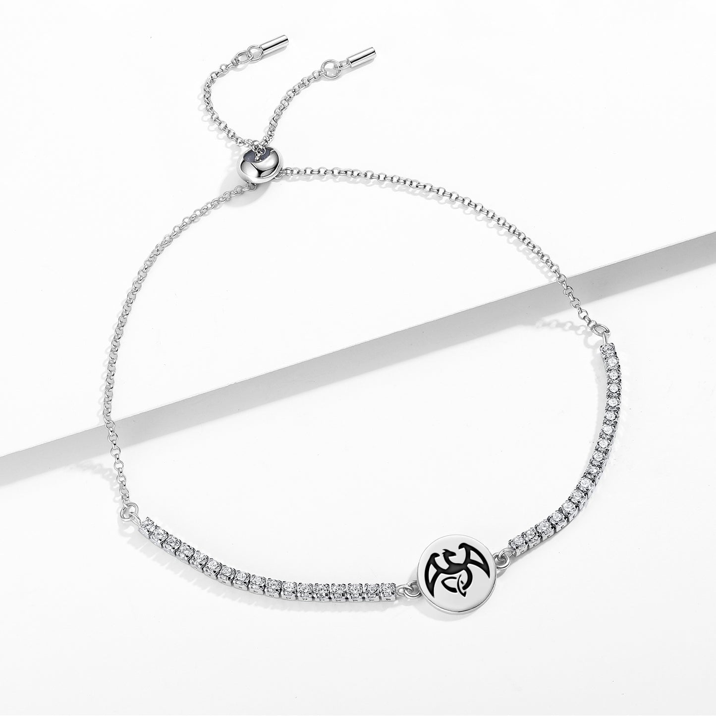 The Dragon Celtic Symbols Adjustable Bracelet