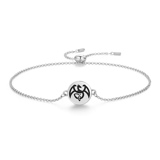 The Dragon Celtic Symbols Adjustable Bracelet