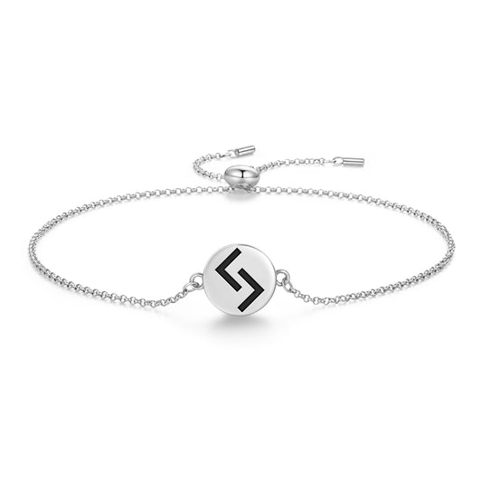 Jera Norse Runes Symbols Adjustable Bracelet