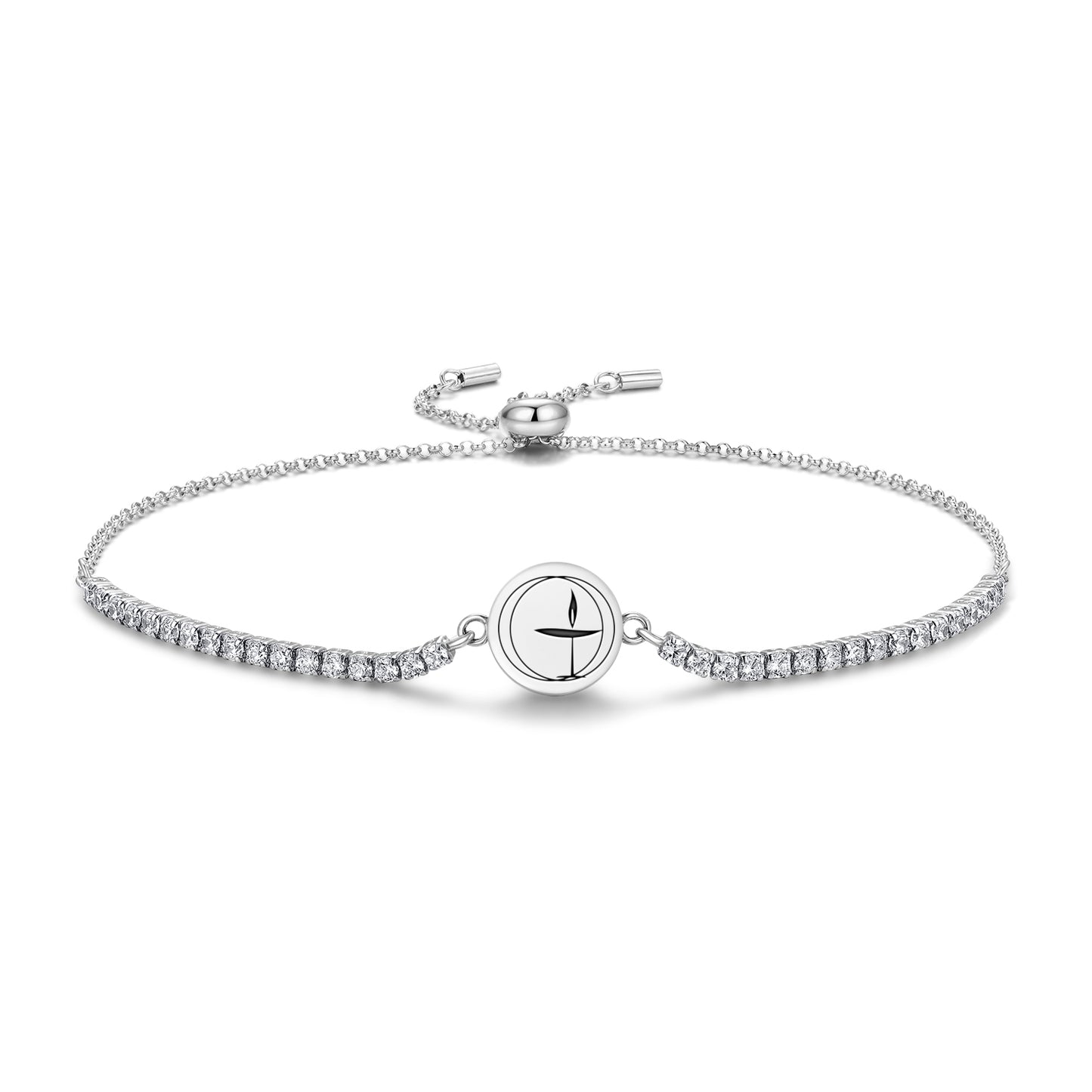 The Flaming Chalice  Adjustable Bracelet