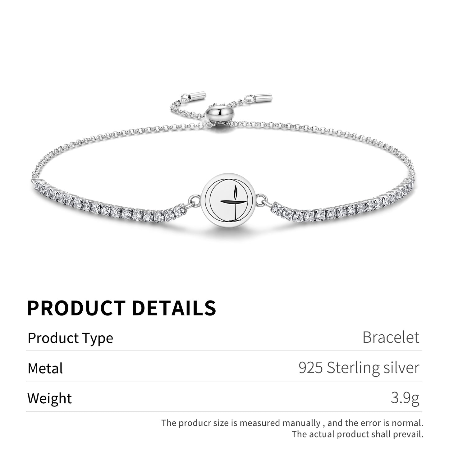 The Flaming Chalice  Adjustable Bracelet