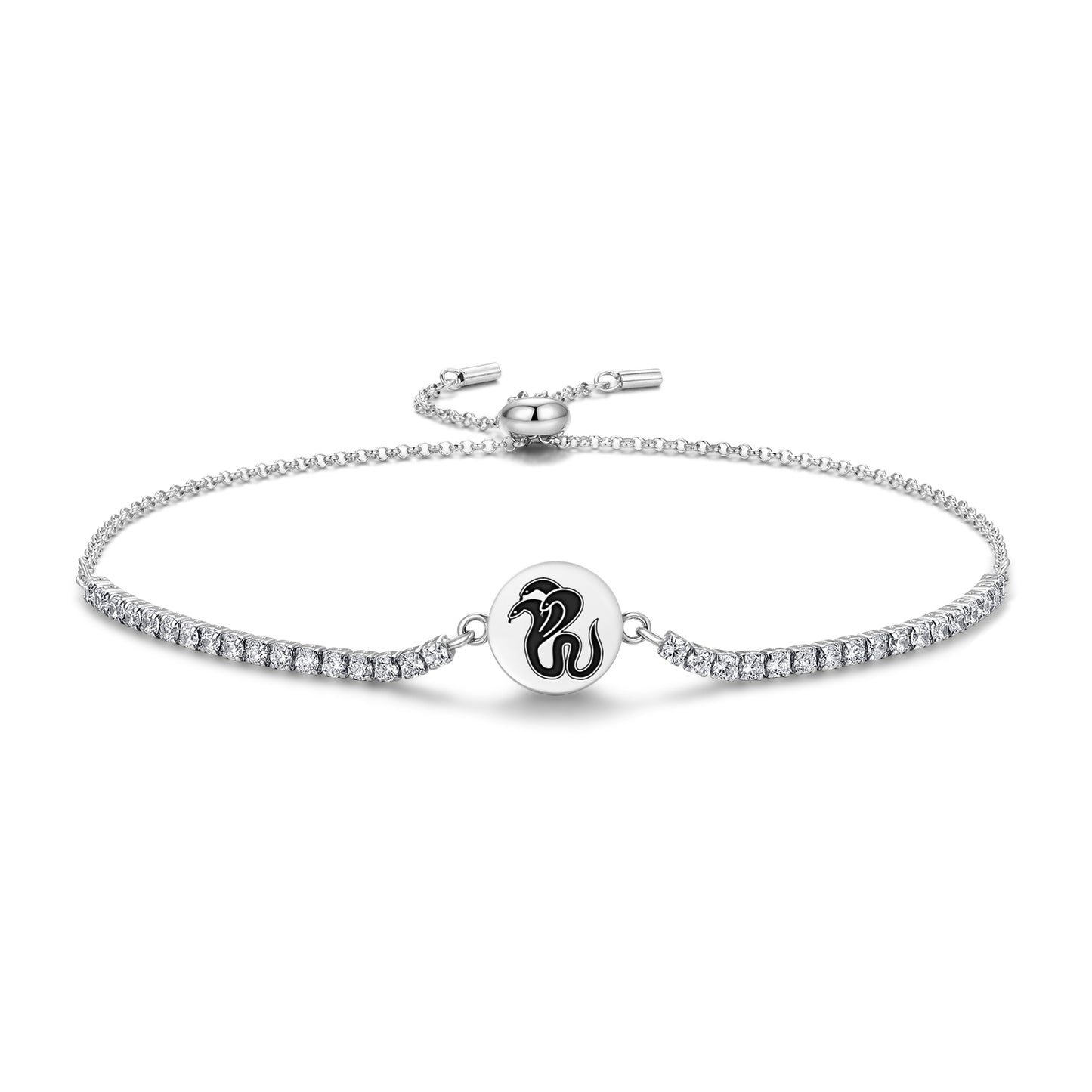 Three headed snake  Adjustable Bracelet
