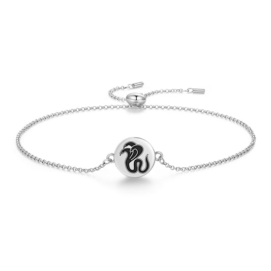 Three headed snake  Adjustable Bracelet
