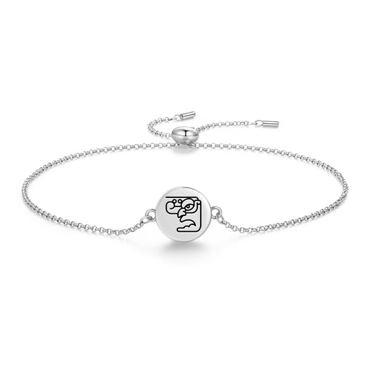 Hunab Ku Mayan Symbols Adjustable Bracelet