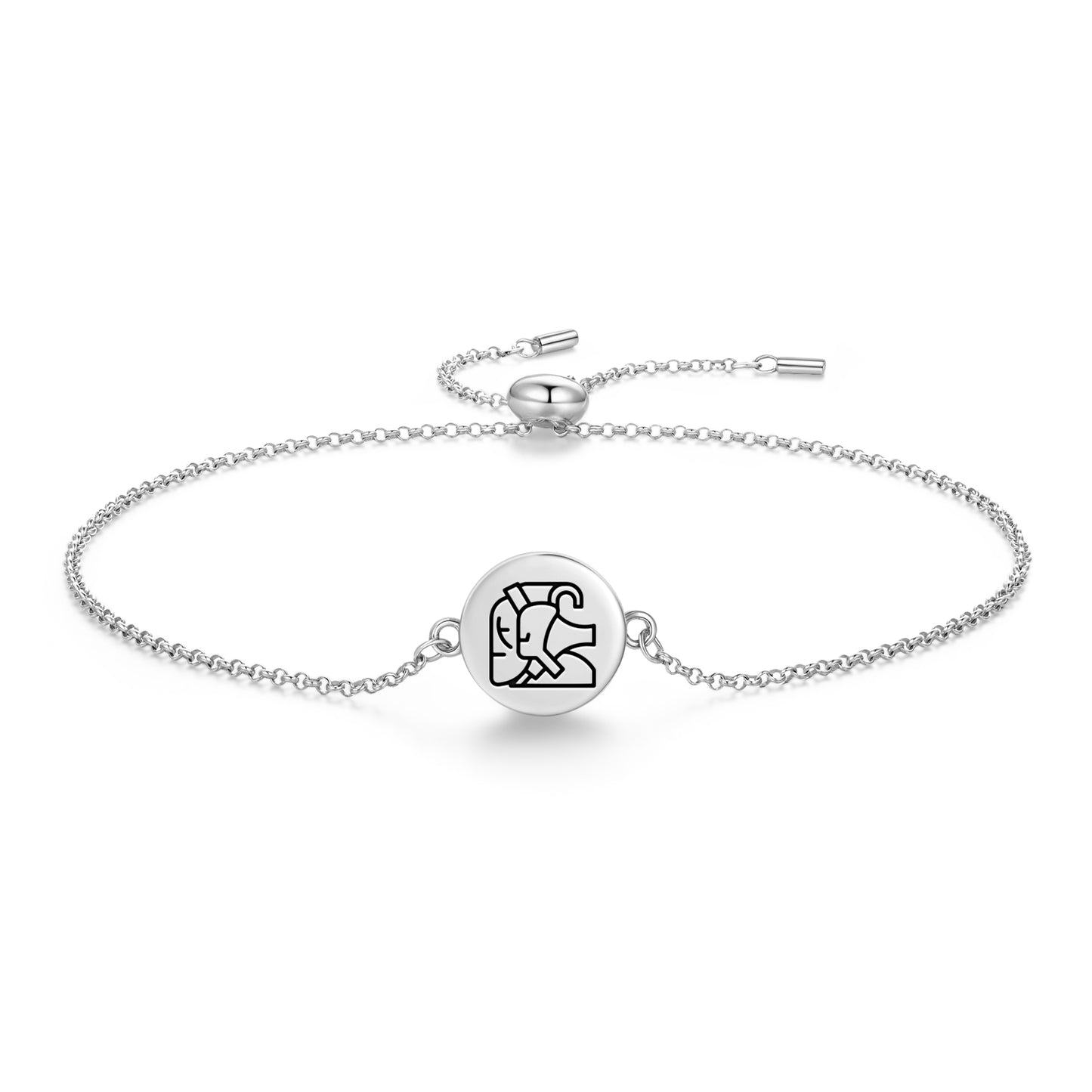Yum Kaax Mayan Symbols Adjustable Bracelet