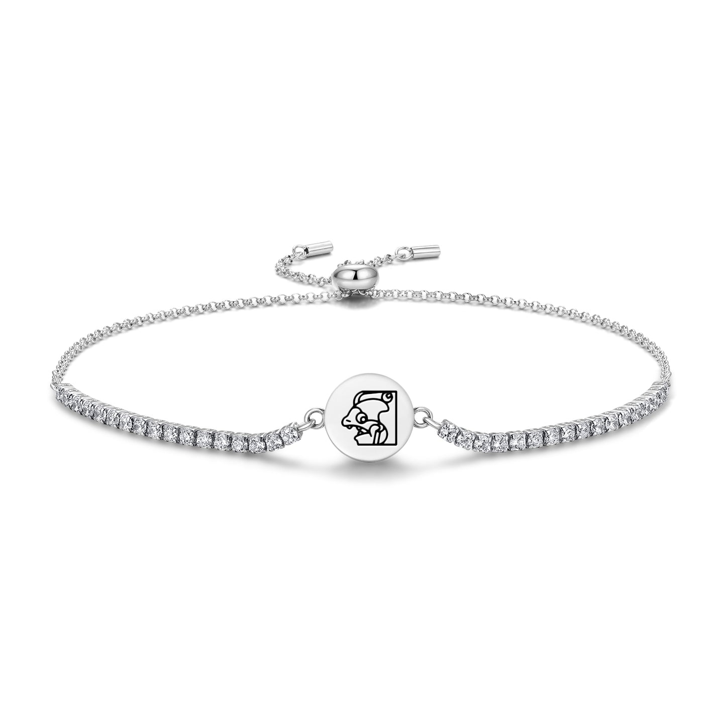 Ah Puch Mayan Symbols Adjustable Bracelet