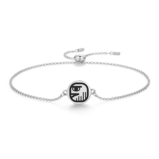 Men Mayan Symbols Adjustable Bracelet