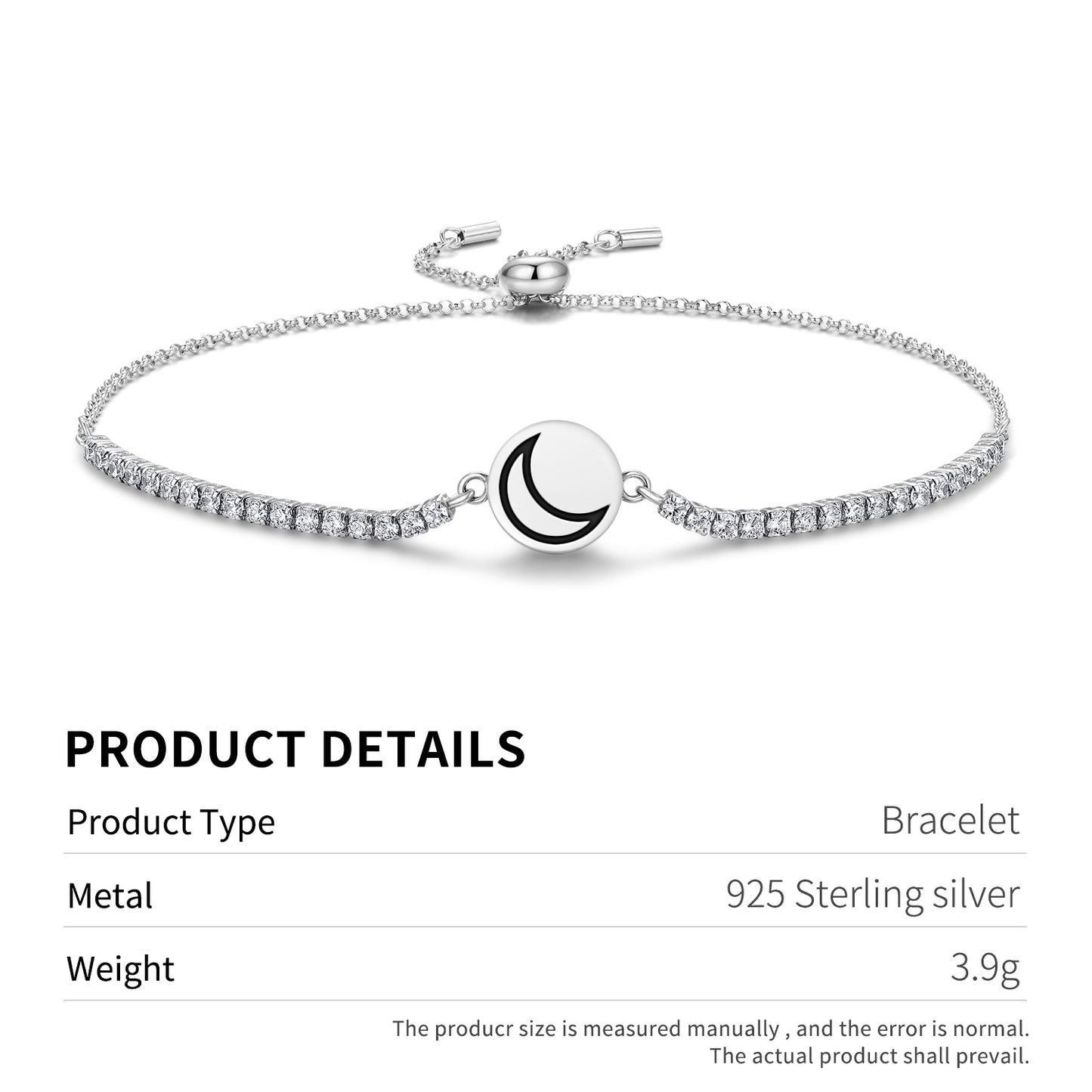 Silver Alchemy Symbols Adjustable Bracelet