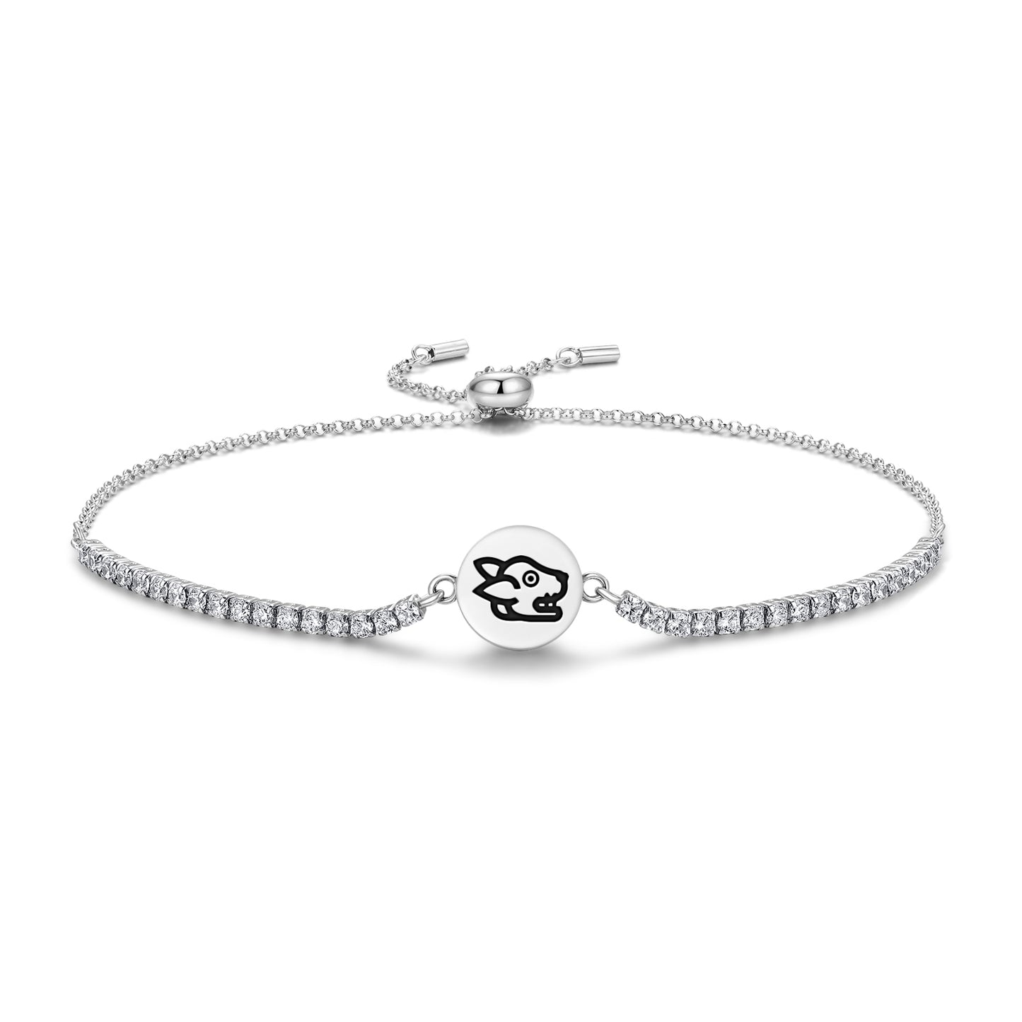 Tochtli Aztec Symbols Adjustable Bracelet