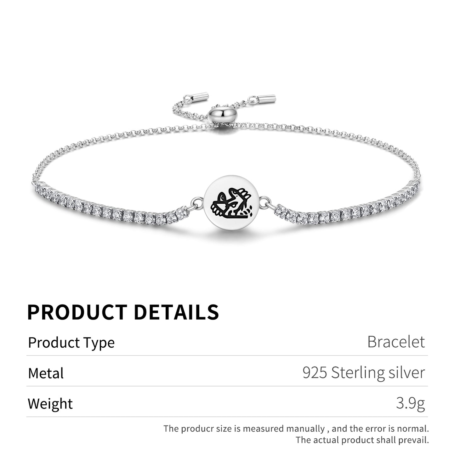 Cipactli Aztec Symbols Adjustable Bracelet