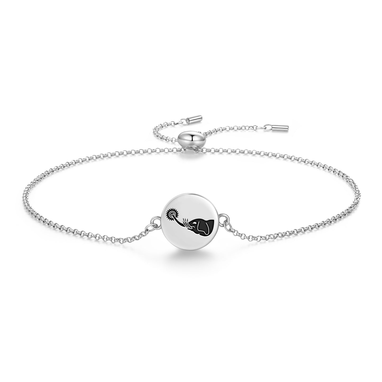Airavarta – Six tusked Elephant Buddhist Symbols Adjustable Bracelet