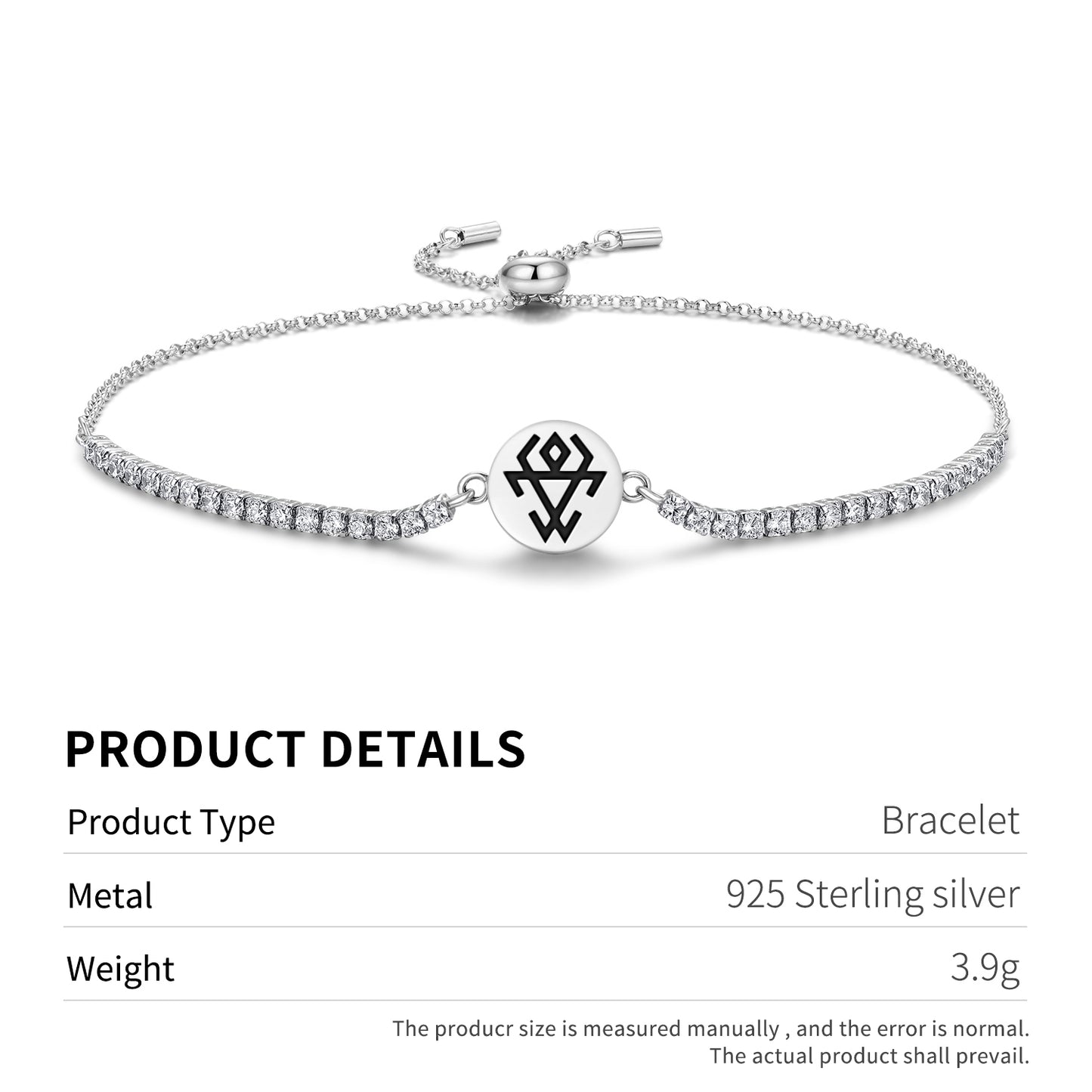 Chernobog Slavic Symbols Adjustable Bracelet