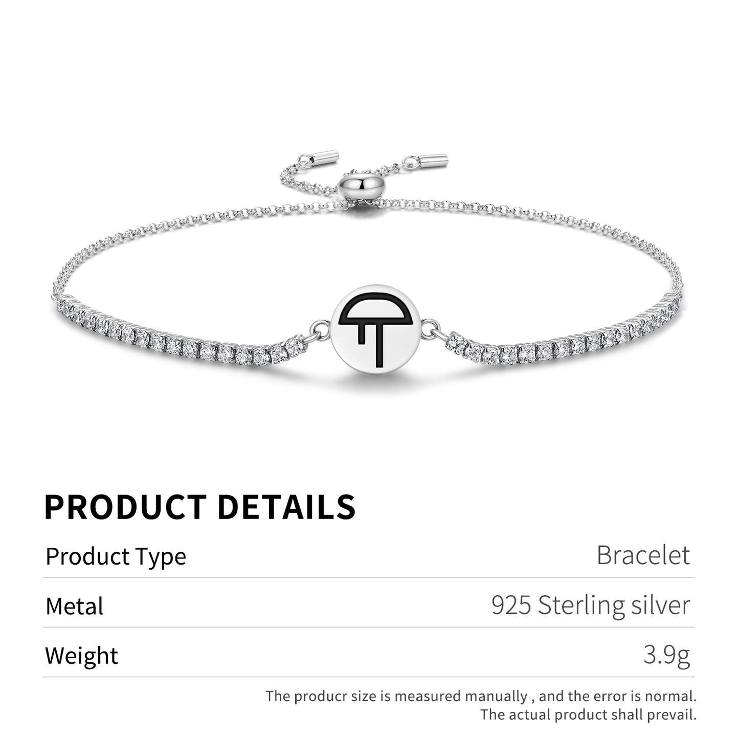 Amenta Egyptian Symbols Adjustable Bracelet