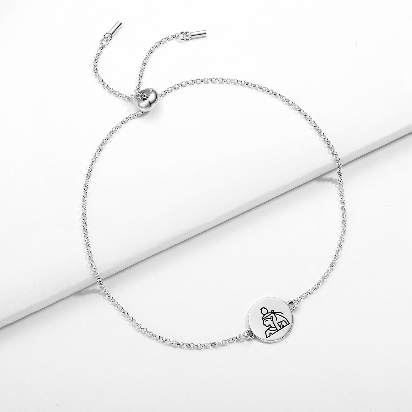 Nut Egyptian Symbols Adjustable Bracelet