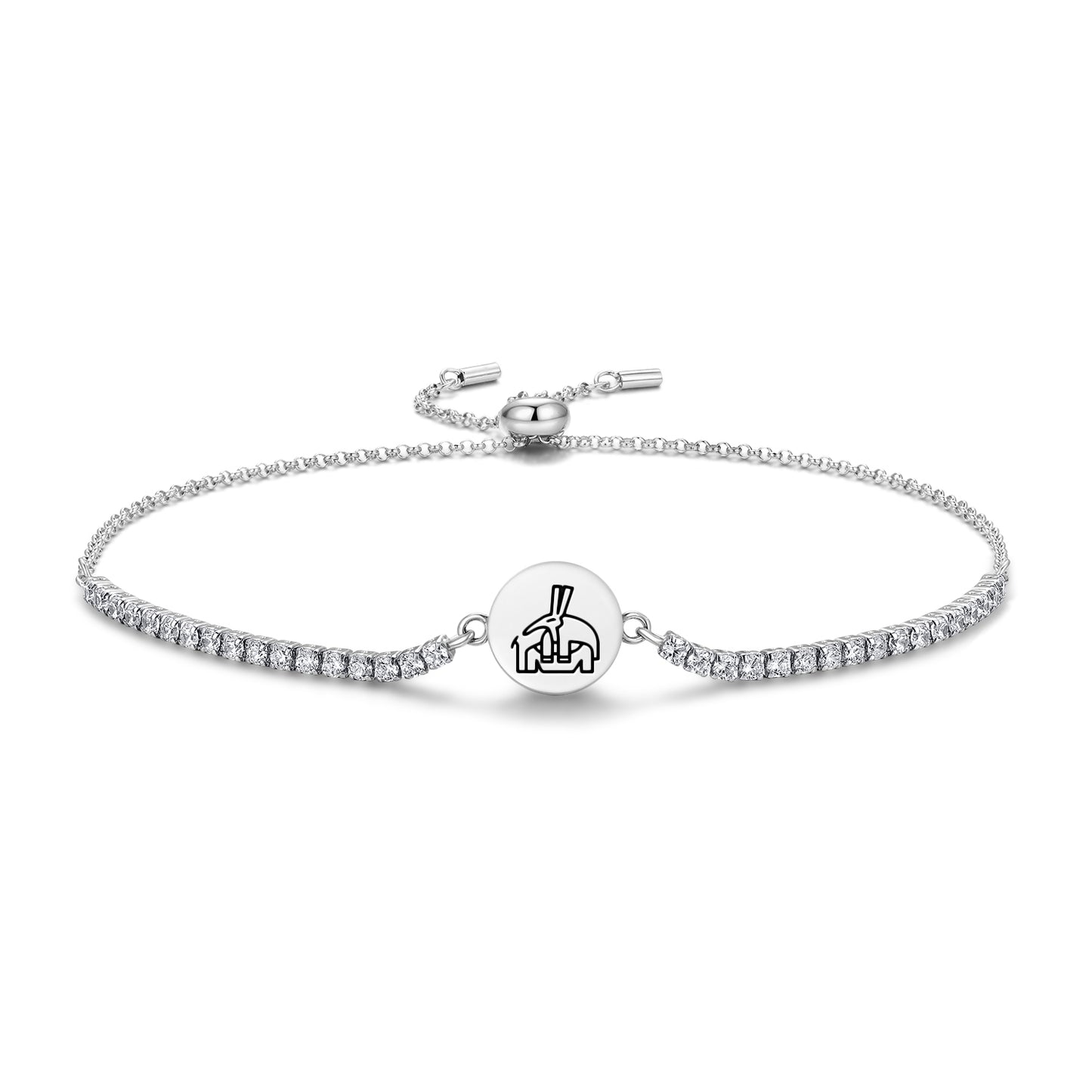 Set Egyptian Symbols Adjustable Bracelet