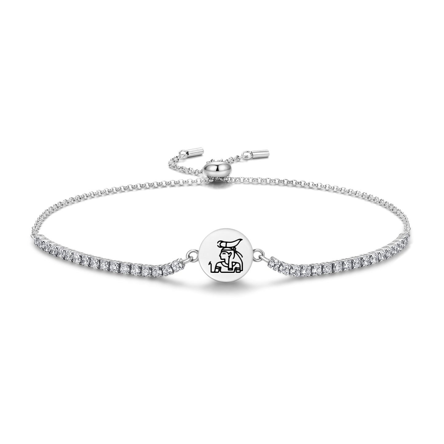 Serket Egyptian Symbols Adjustable Bracelet