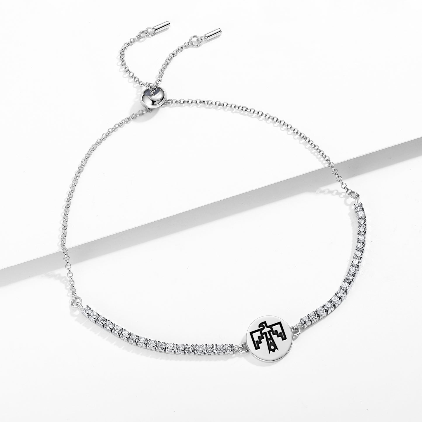 Thunderbird Lakota Sioux Symbols Adjustable Bracelet