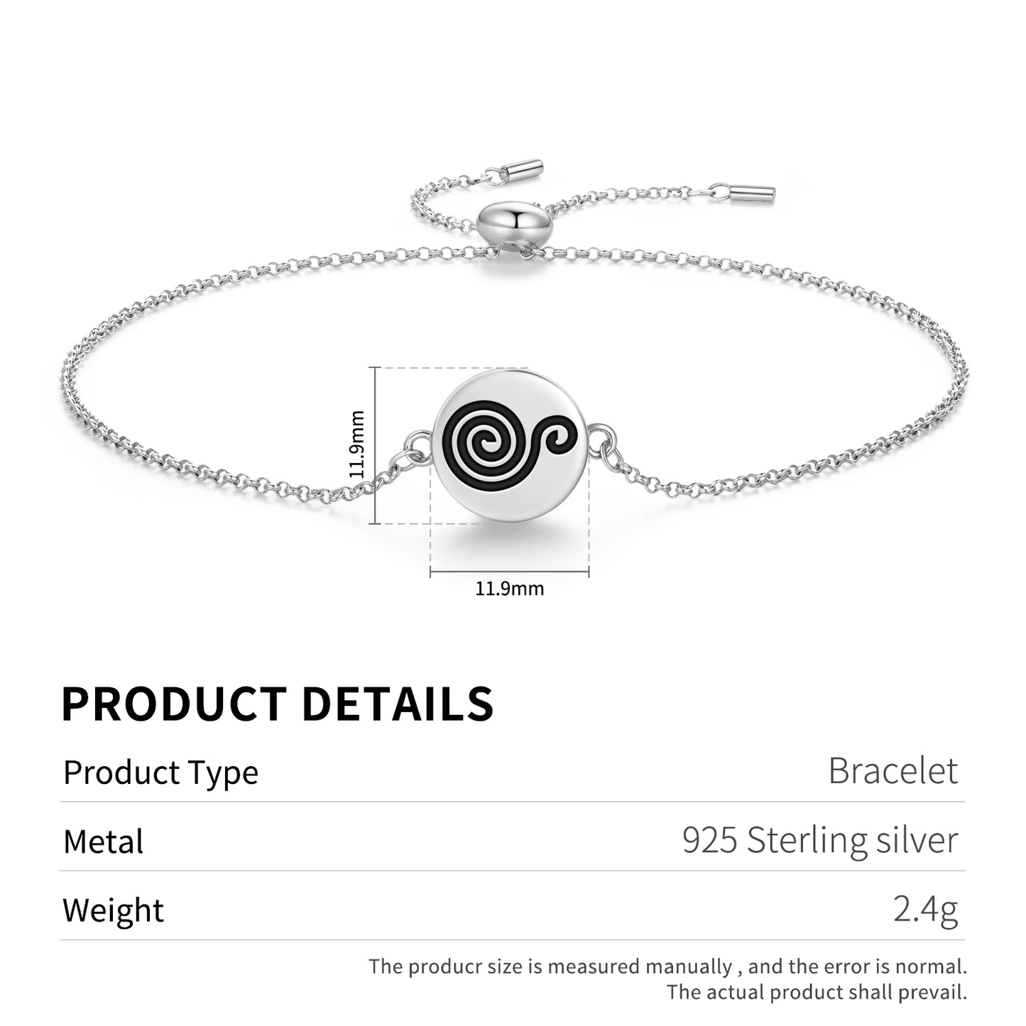 Snail conch Taino Symbols Adjustable Bracelet