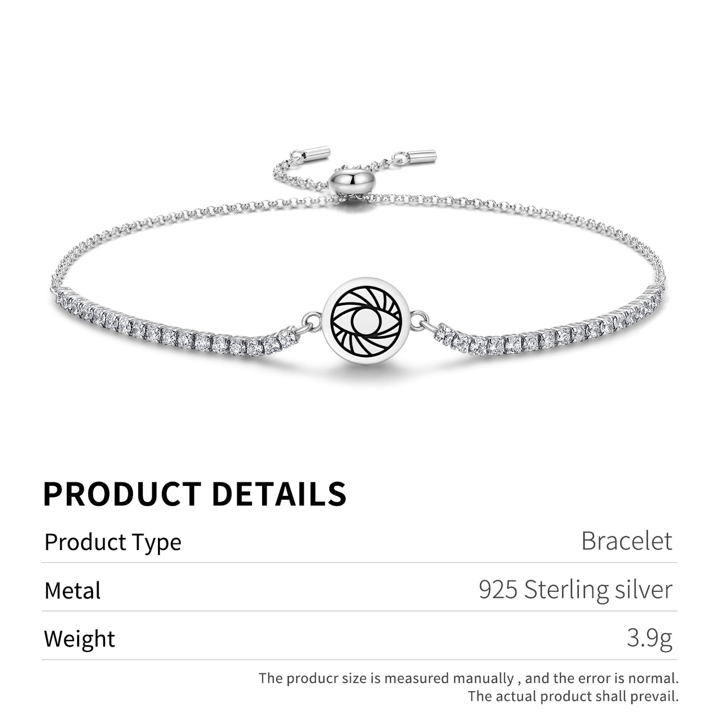 The All-seeing Eye Crop Circles Symbols Adjustable Bracelet