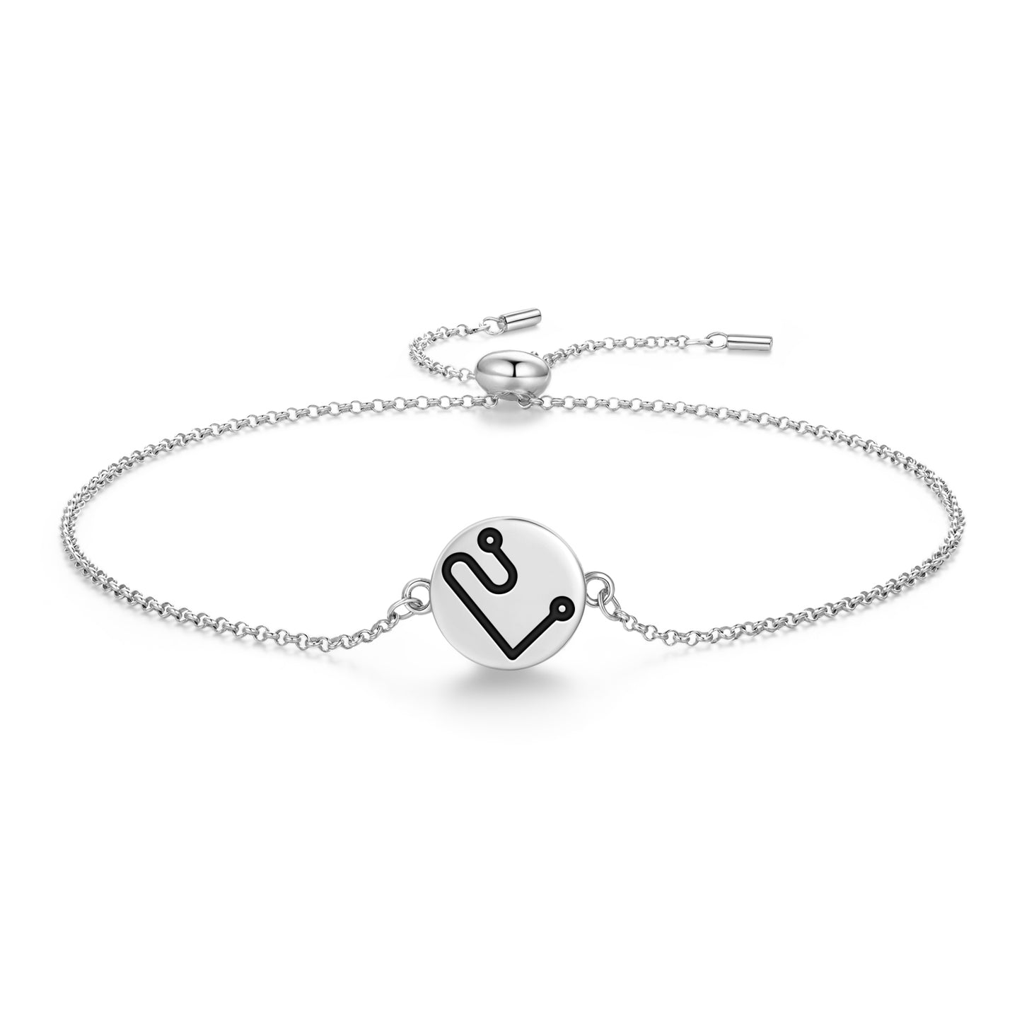 MUMIAH Angels Symbols Adjustable Bracelet