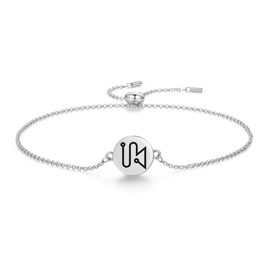 MANAKEL Angels Symbols Adjustable Bracelet