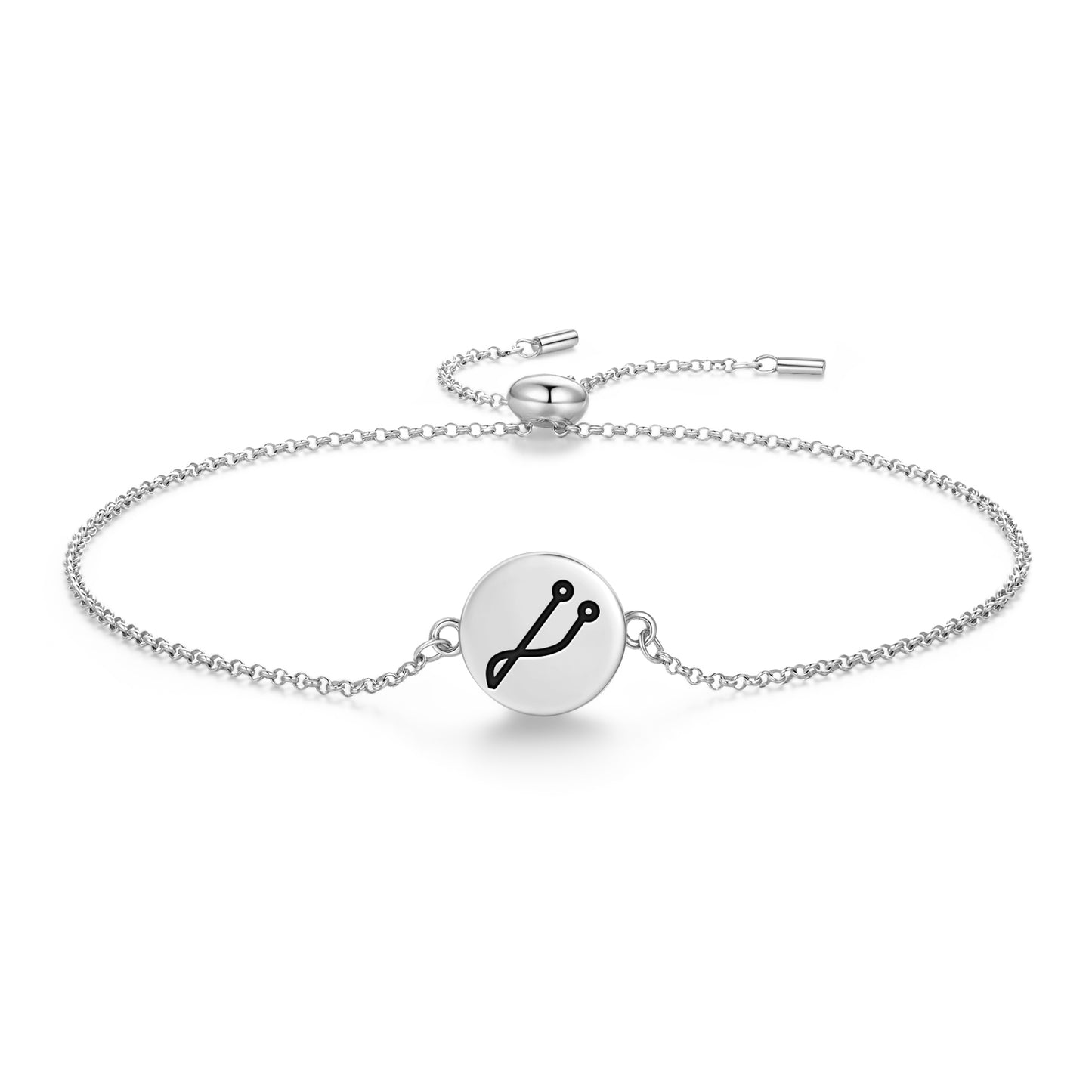 CALIEL Angels Symbols Adjustable Bracelet