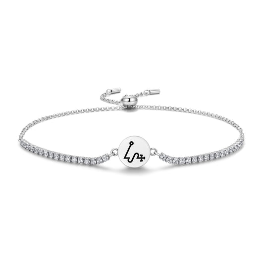 LAUVIAH Angels Symbols Adjustable Bracelet