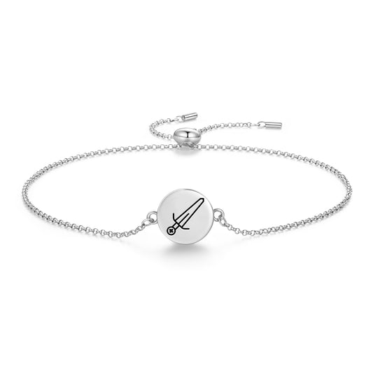 Templar Sword Templar Symbols Adjustable Bracelet