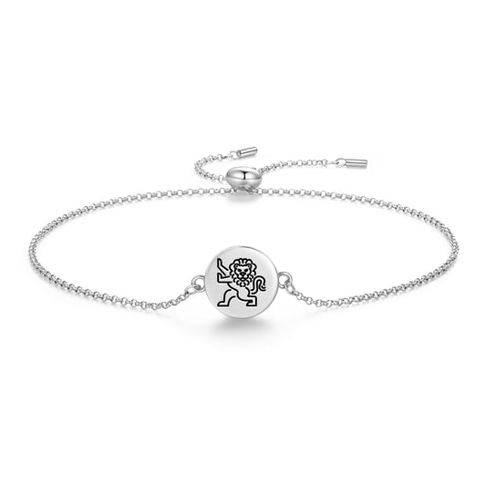 The Lion Templar Symbols Adjustable Bracelet