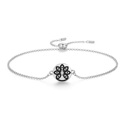 Mayil Mayur Hindu Symbols Adjustable Bracelet