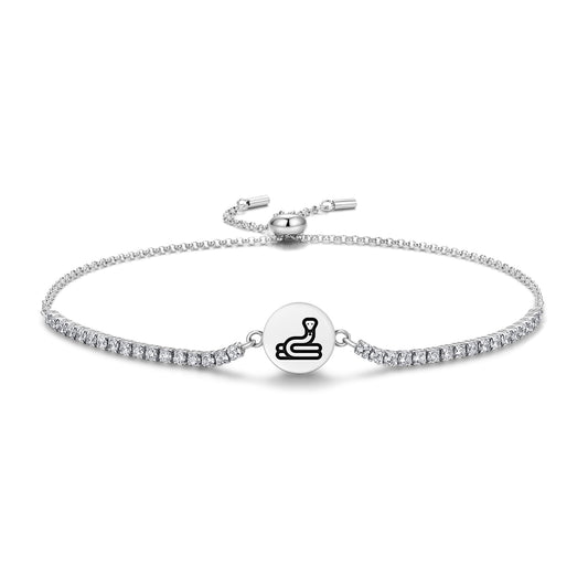 SERPENT Animal Symbols Adjustable Bracelet