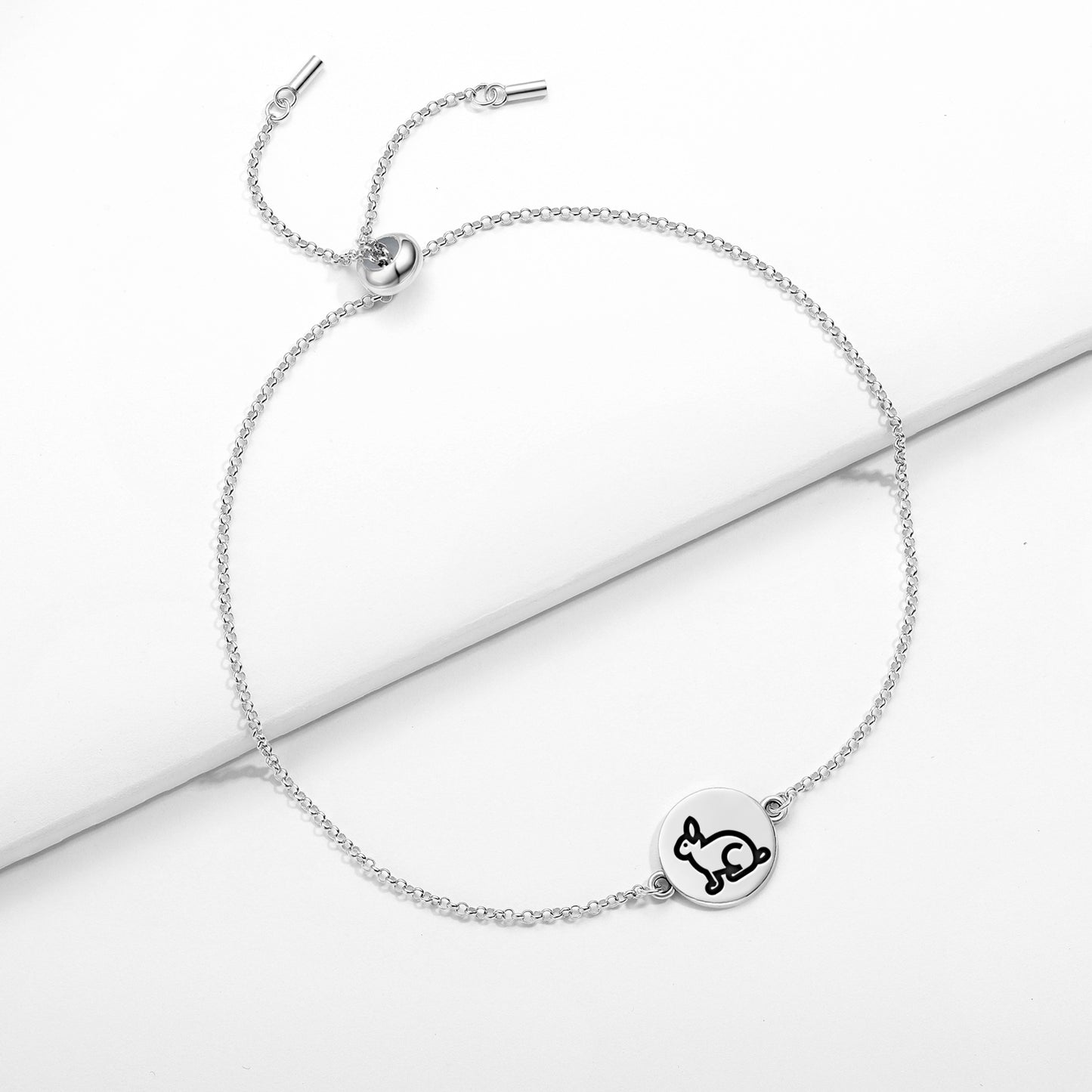 RABBIT Animal Symbols Adjustable Bracelet