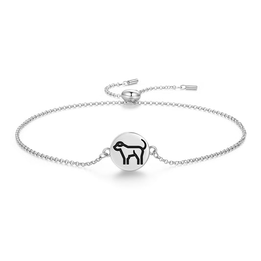 DOG Animal Symbols Adjustable Bracelet