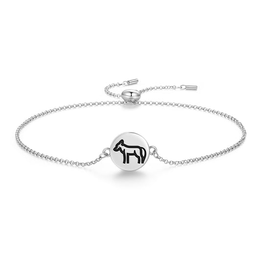 COYOTE Animal Symbols Adjustable Bracelet