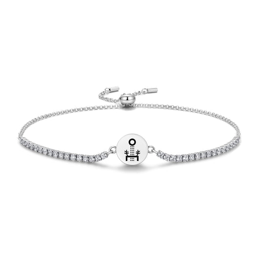 Sun Forces Mu Lemurian Symbols Adjustable Bracelet