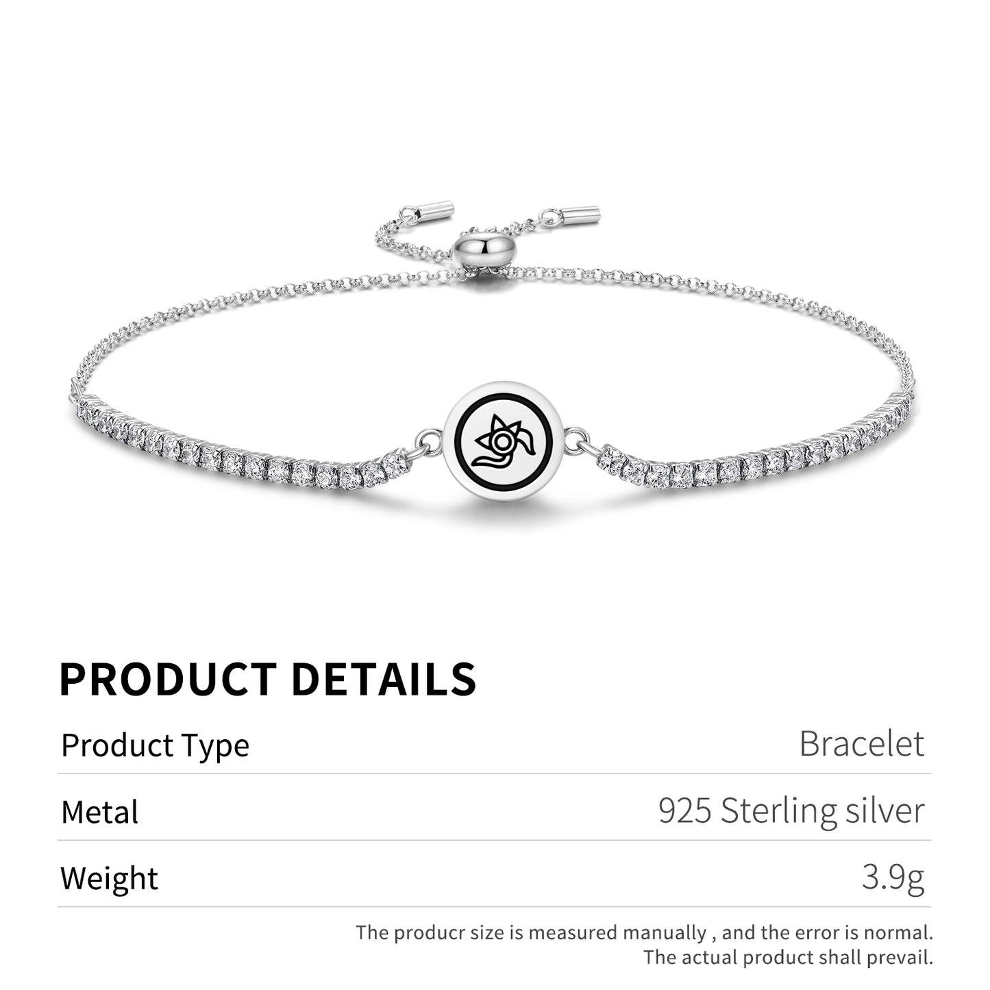 God Speaks Mu Lemurian Symbols Adjustable Bracelet