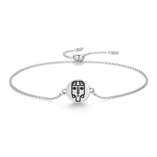 Ao Easter Island Rapa Nui Symbols Adjustable Bracelet