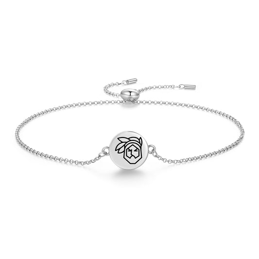 Hotu Matua Easter Island Rapa Nui Symbols Adjustable Bracelet