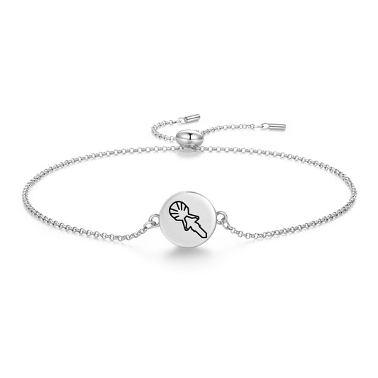 Tanga Roa Easter Island Rapa Nui Symbols Adjustable Bracelet