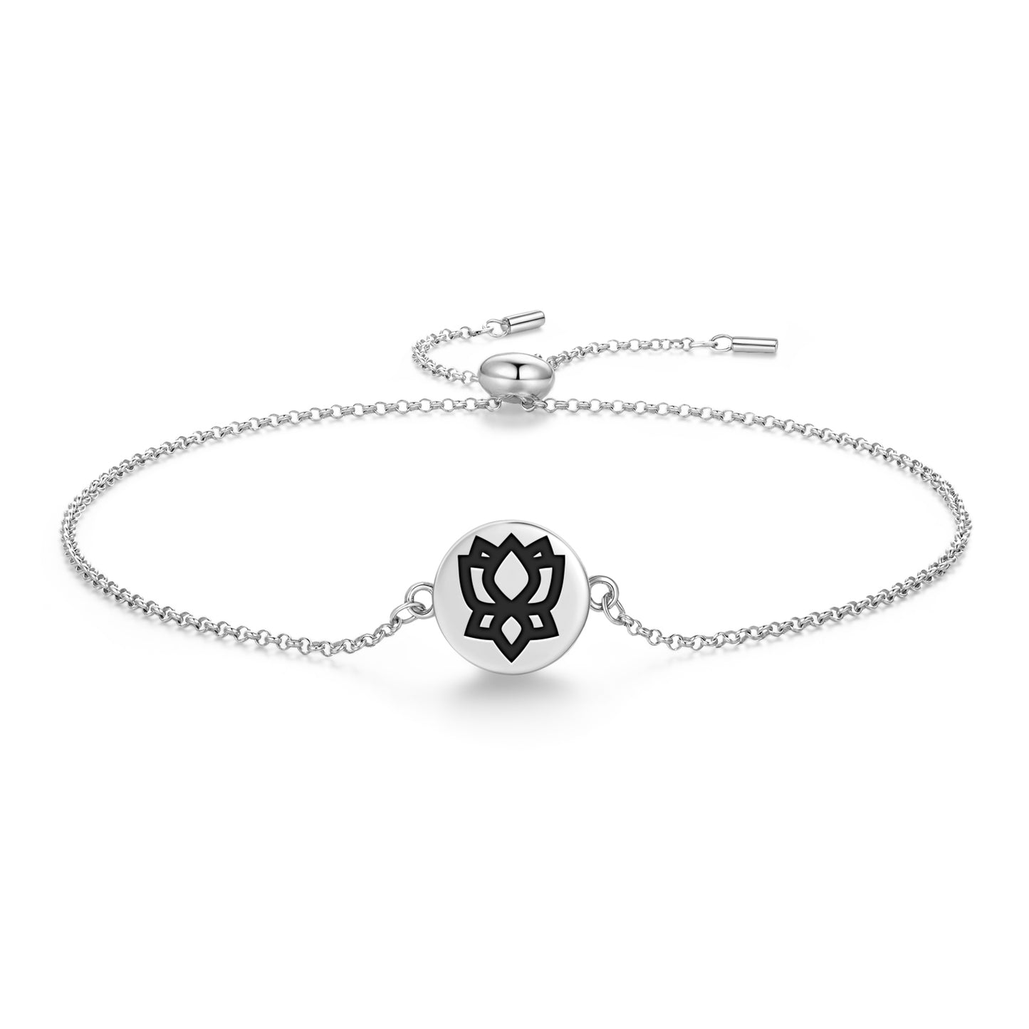 Padme – Lotus Ashtamangala Symbols Adjustable Bracelet