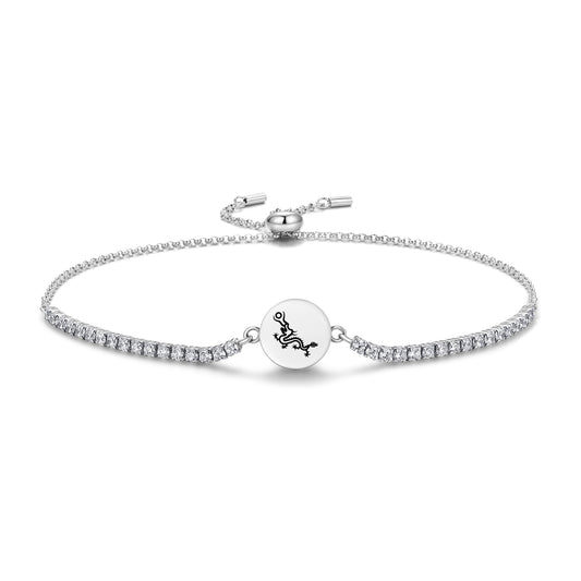 Fucanglong Dragon Chinese Symbols Adjustable Bracelet