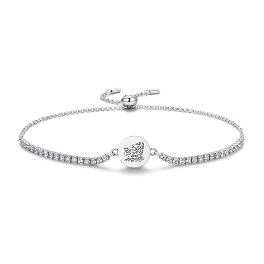 Dragon Turtle Feng shui Symbols Adjustable Bracelet