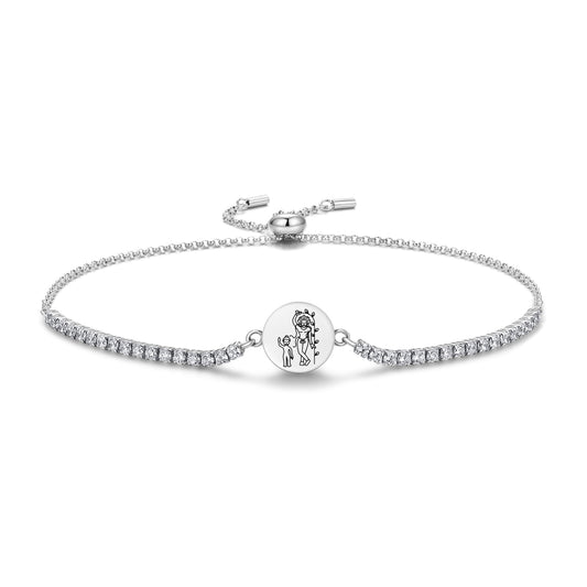Maya Devi Buddhist Gods Symbols Adjustable Bracelet