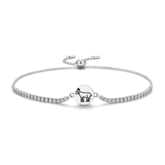 Goat Jainism Symbols Adjustable Bracelet
