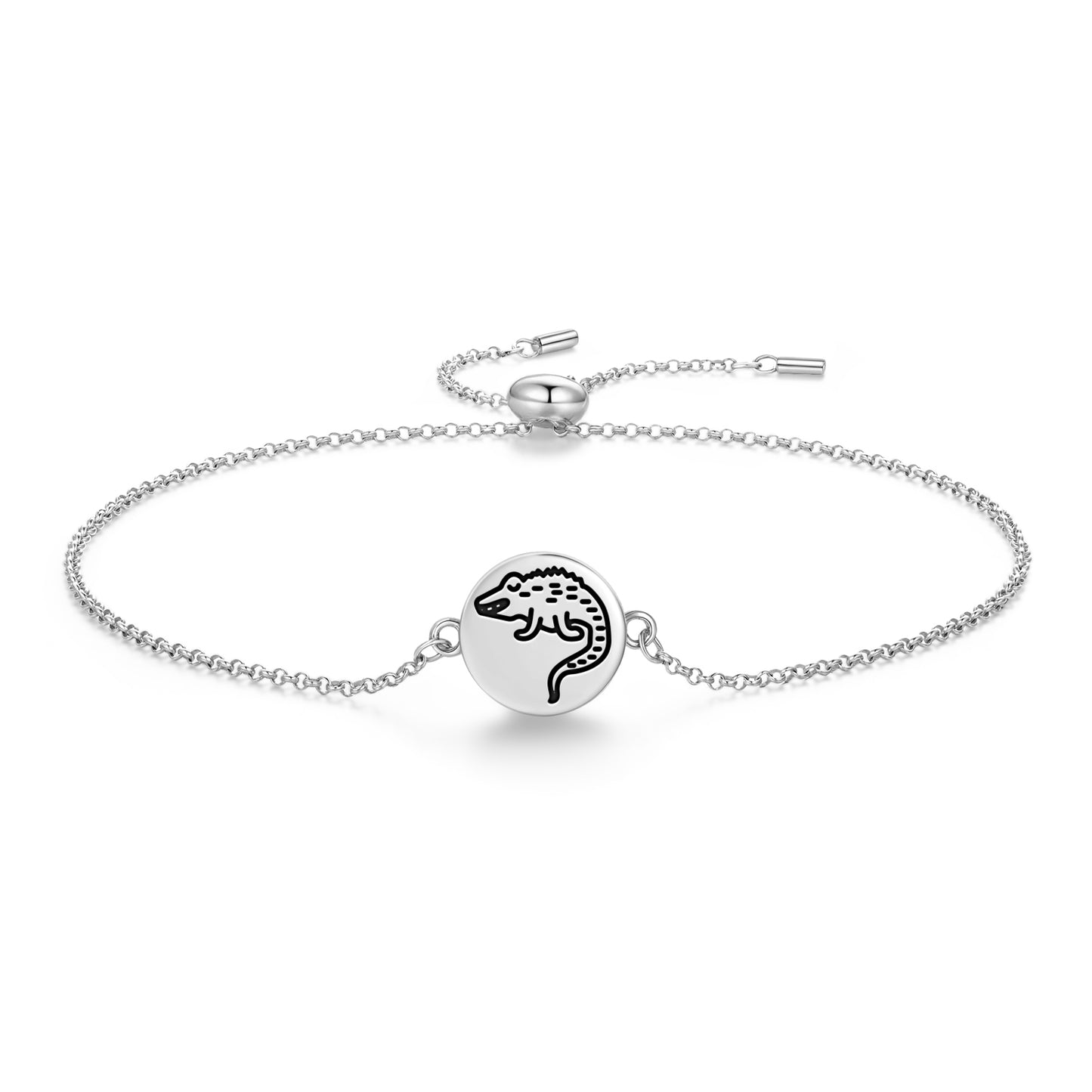Crocodile Jainism Symbols Adjustable Bracelet