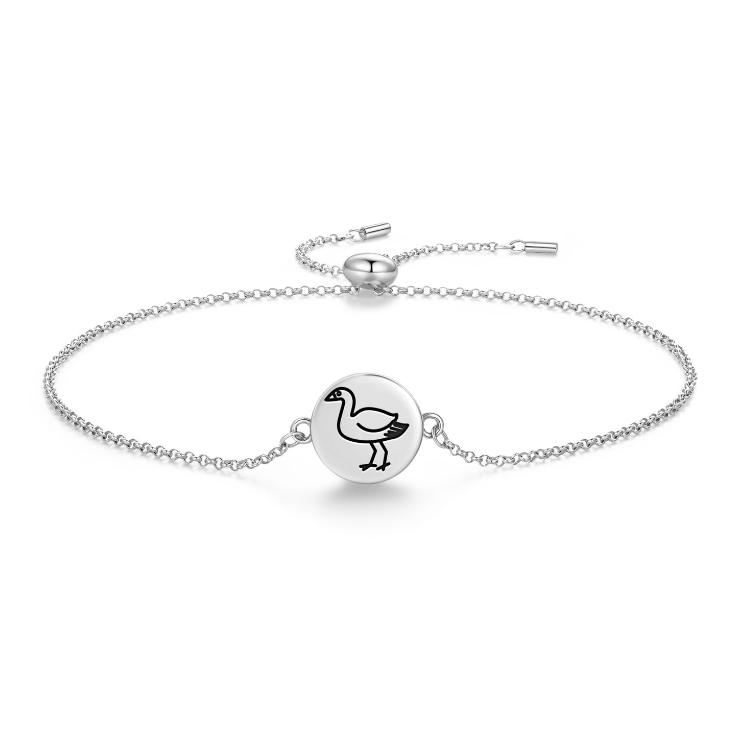 Heron Jainism Symbols Adjustable Bracelet